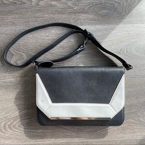 NWT - Mixxo Black and White Flap Purse